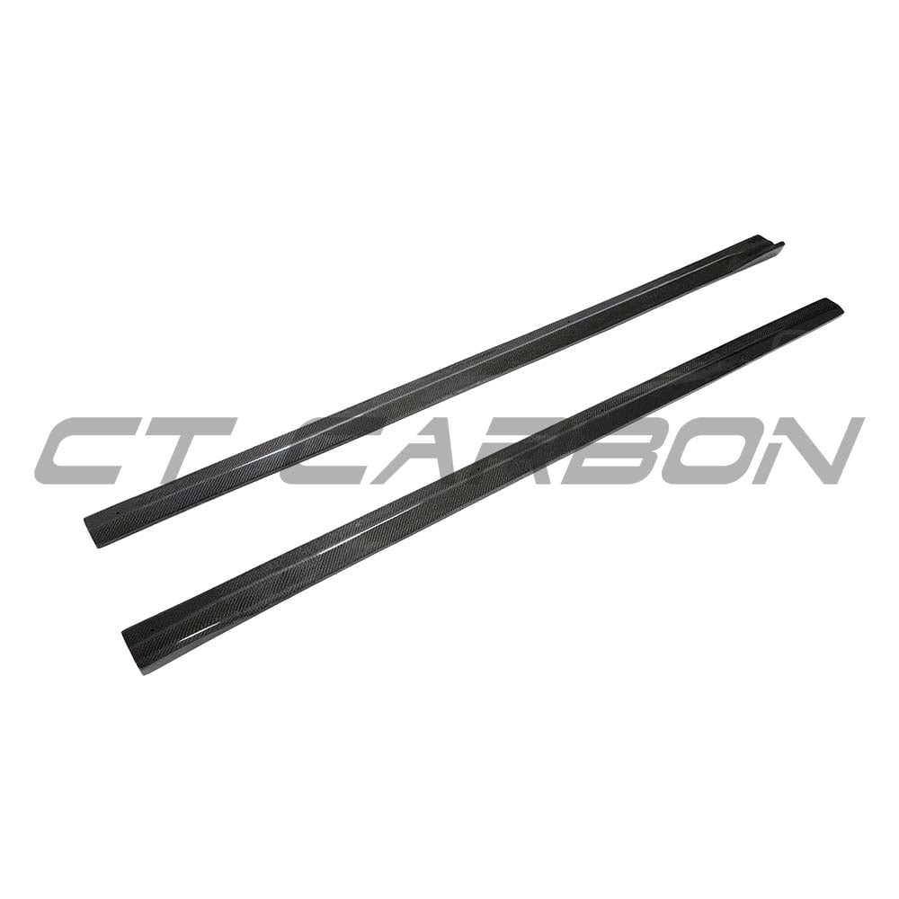 BMW F87 M2 M2C CT Carbon full carbon fibre side skirt kit, 3D-style design for sporty, aerodynamic look