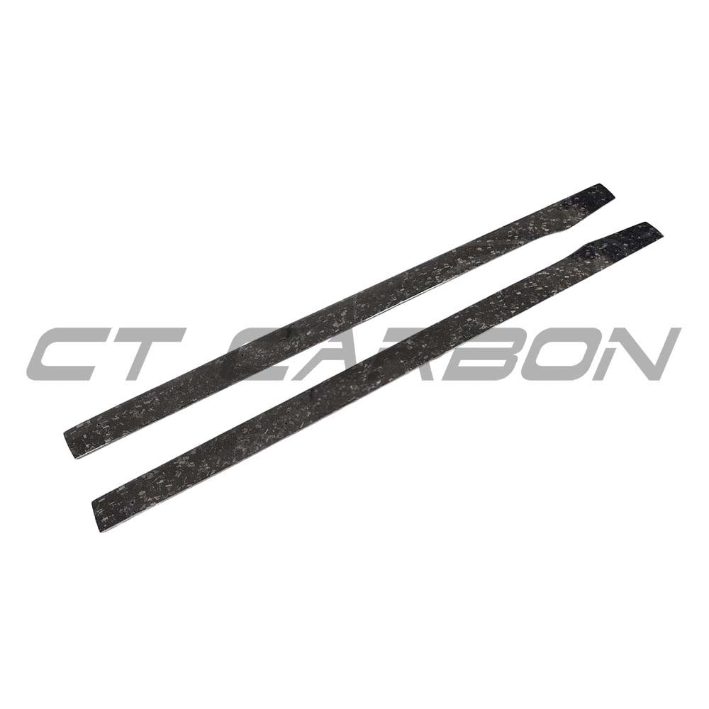 MERCEDES C63/C63S W205 COUPE & SALOON FORGED CARBON FIBRE SIDE SKIRTS - V2