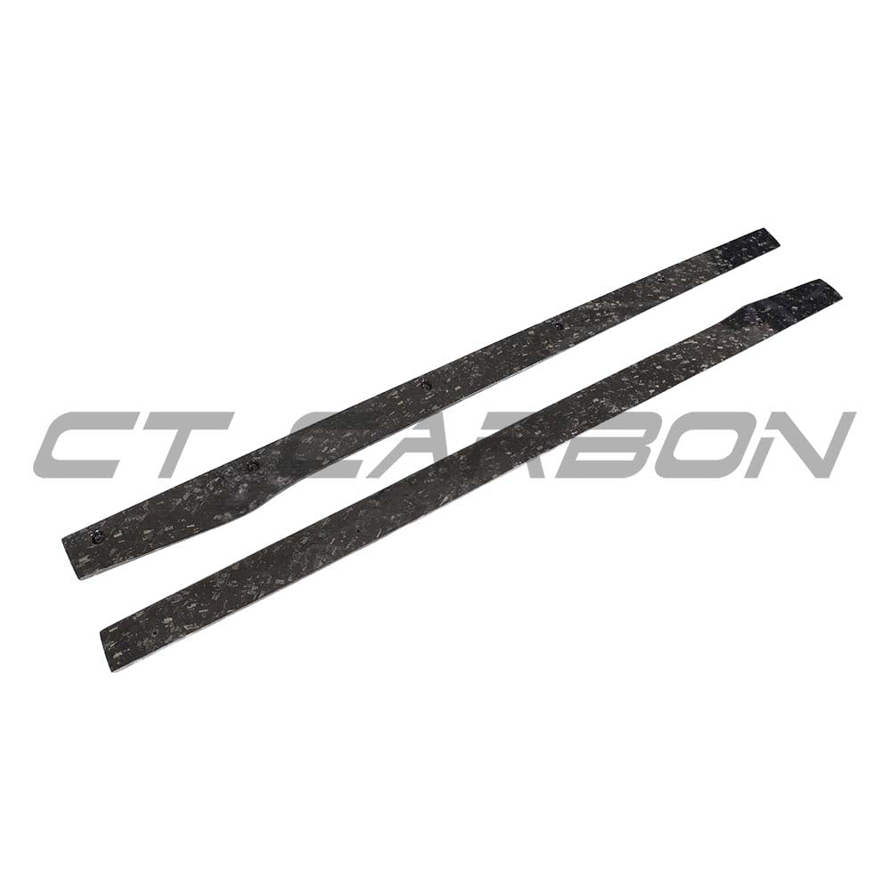 MERCEDES C63/C63S W205 COUPE & SALOON FORGED CARBON FIBRE SIDE SKIRTS - V2