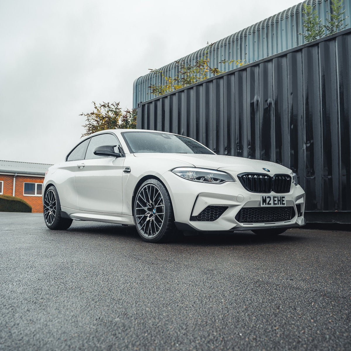 BMW F80/F82/F83/F87 M2C M3 M4 carbon fibre mirrors by CT Carbon, RHD only, showcasing sleek, lightweight mirror covers.