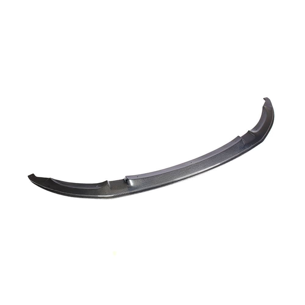 BMW M3 M4 F80 F82 F83 CT Carbon fiber splitter, V7 design, aerodynamic automotive part for enhanced performance.