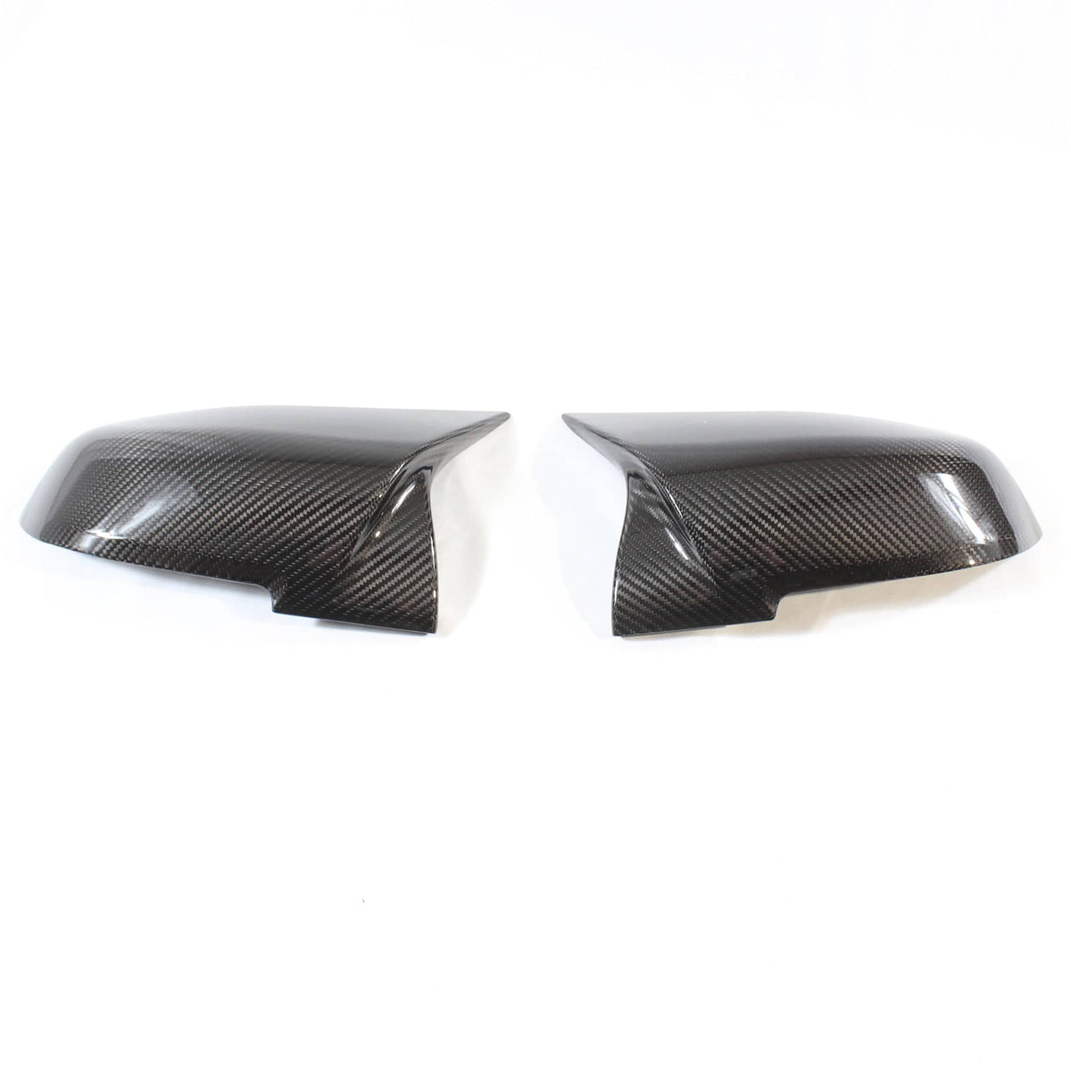 BMW Fxx Series carbon mirror replacement by CT Carbon, showing sleek OEM-style side mirrors with a carbon finish.