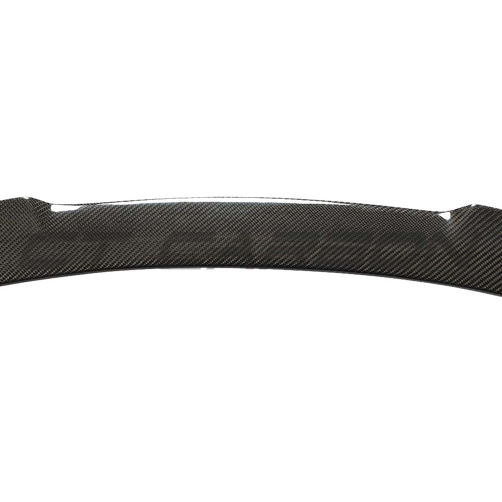 BMW M4 F82 carbon fibre spoiler by CT Carbon, MP style, featuring sleek aerodynamic design for sporty appearance.