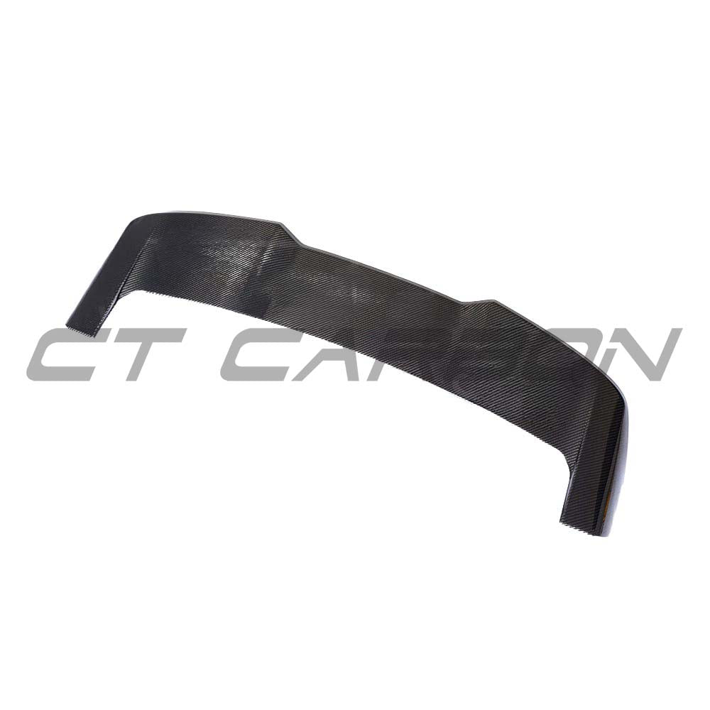 BMW G05 X5/X5M LCI 2023+ full carbon fibre kit by CT Carbon, showing the sleek carbon fibre spoiler on the vehicle.