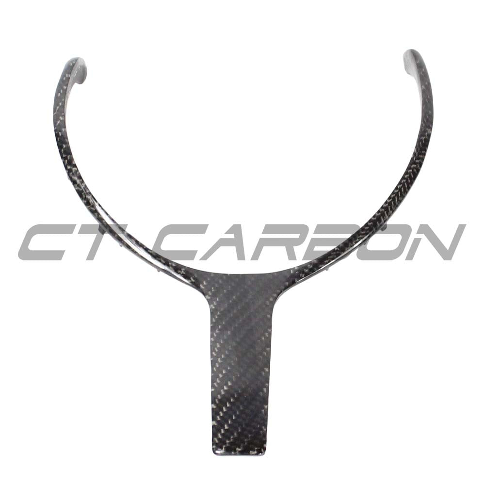 BMW M Sport Fxx carbon fiber steering wheel trim by CT Carbon, designed for 2012-2019 BMW M Sport vehicles.