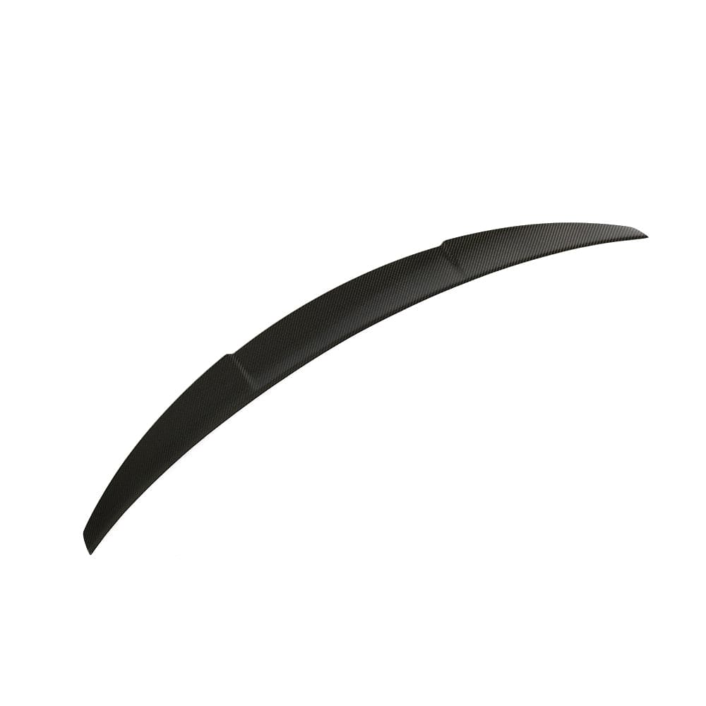 BMW M2 F87 M2C F22 2 Series carbon fibre spoiler by CT Carbon, showcasing sleek V6 carbon fiber design on the car's rear.
