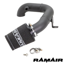 Ramair Peugeot 107 SR induction kit with foam air filter, showcasing the high-performance air intake component.