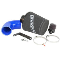 Ramair Honda Jazz Mk2 1.4 blue SR performance induction foam air filter kit installed in engine bay