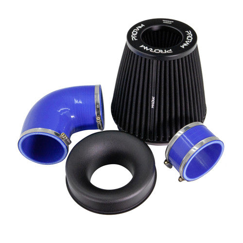 Ramair PRORAM Focus ST 225 induction kit showing air intake hoses and filter for enhanced engine airflow.