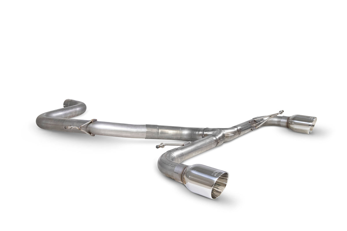 Scorpion Volkswagen Golf Mk6 Gti 2.0 Tsi & Edition 35 Non-Res Cat-Back Exhaust - product view - Polished Daytona 100mm