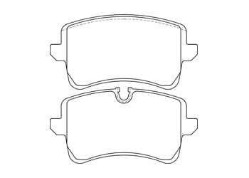 Official Endless EIP229 brake pad shape drawing