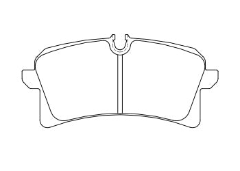 Official Endless EIP320 brake pad shape drawing