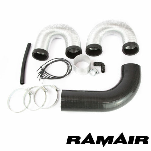 Ramair induction foam air filter kit for Peugeot 106 GTi and Citroen Saxo VTS 1.6 16v, showing the foam filter and metal components.
