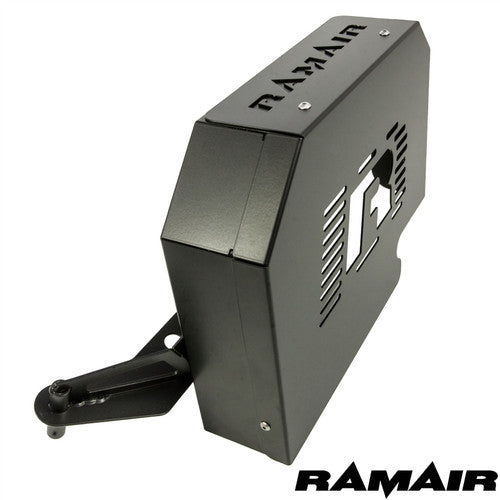 Ramair Ford Focus ST 225 orange induction kit with ECU holder, high-performance air intake system for improved engine airflow.