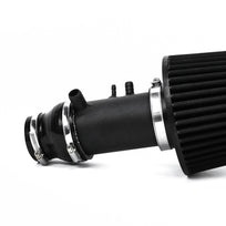 Ramair induction kit showing air filters and intake piping for improved engine airflow and performance.