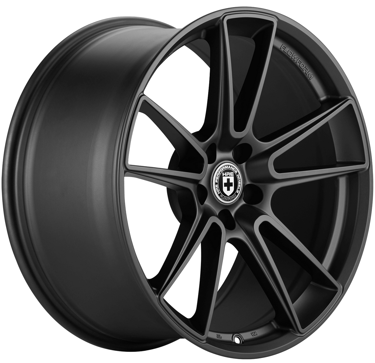 HRE Wheels FF04 alloy wheel with polished finish, featuring a multi-spoke design suitable for high-performance vehicles.