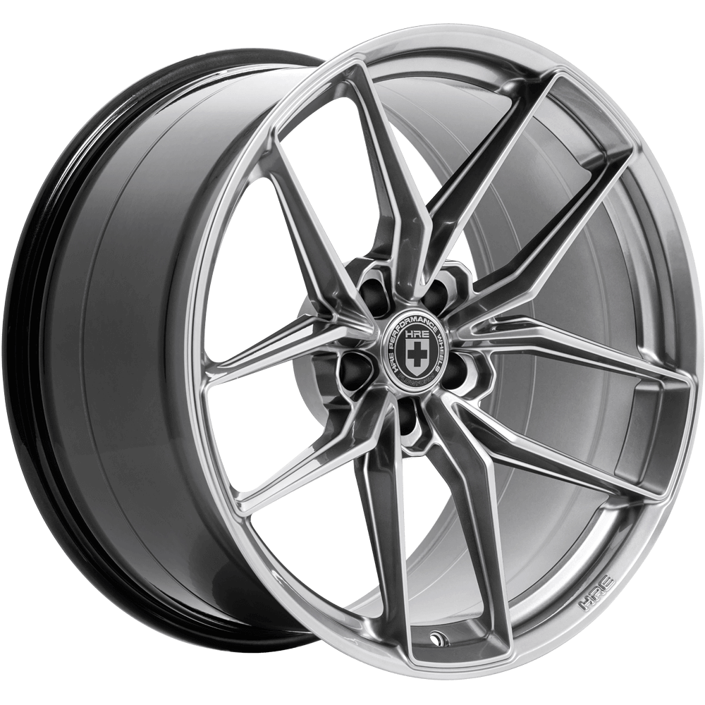 HRE PERFORMANCE WHEELS FF21 alloy wheel featuring a sleek multi-spoke design and a polished finish.