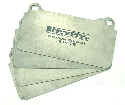 Girodisc TS-0810-4 Titanium Pad Shields for 810 Shape - manufacturer reference image