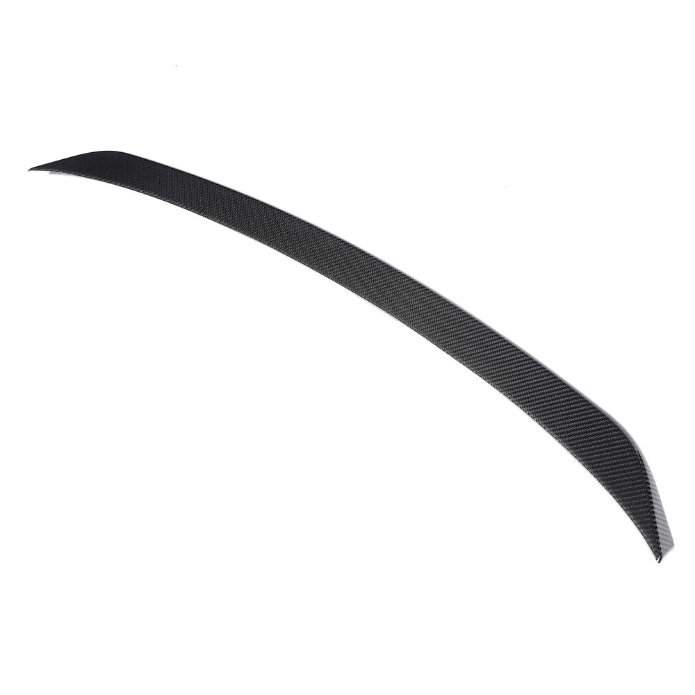 Carbon fiber middle spoiler for Audi A3/S3/RS3 8Y 2022+ Sportback by CT Carbon, shown on vehicle exterior.