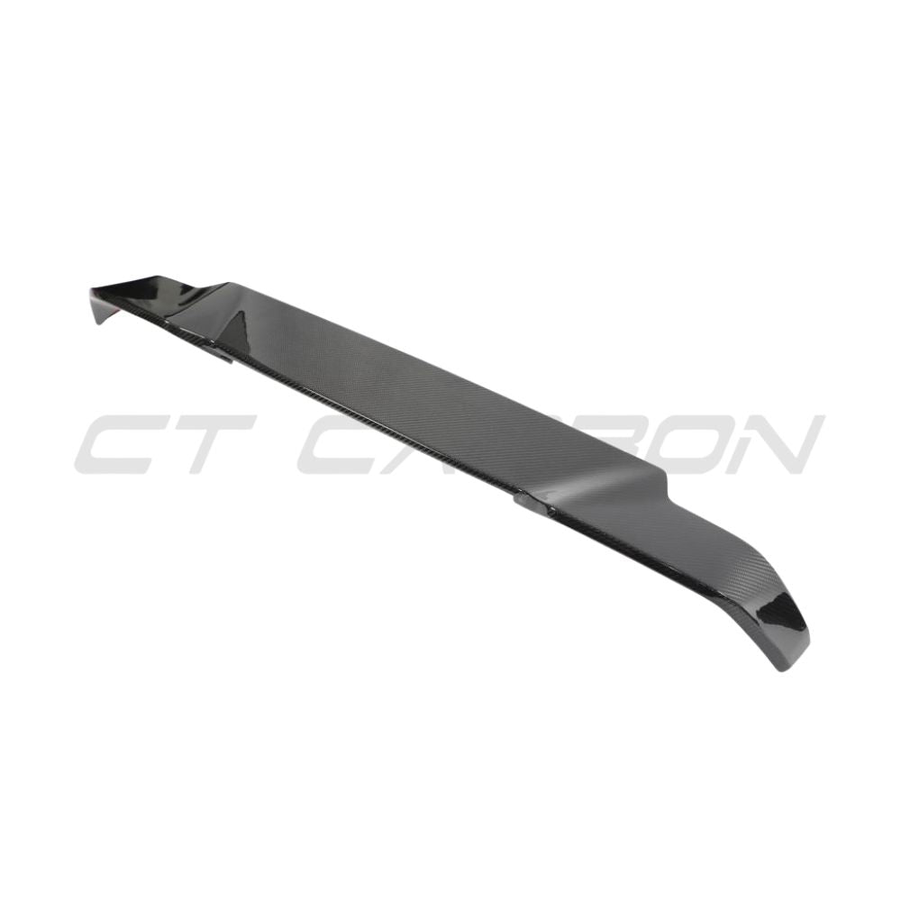 CT Carbon Land Rover Defender L663 carbon fiber spoiler for 90/110/130 models, showcasing sleek, lightweight aerodynamic design.