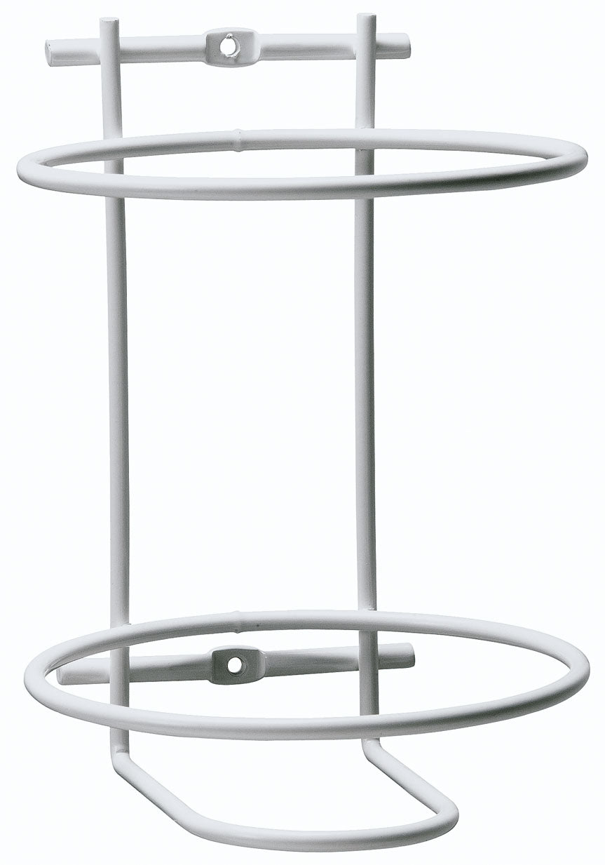Liqui Moly wall bracket for liquid hand cleaner, workshop tool mounted on a wall, metal holder designed for easy access.