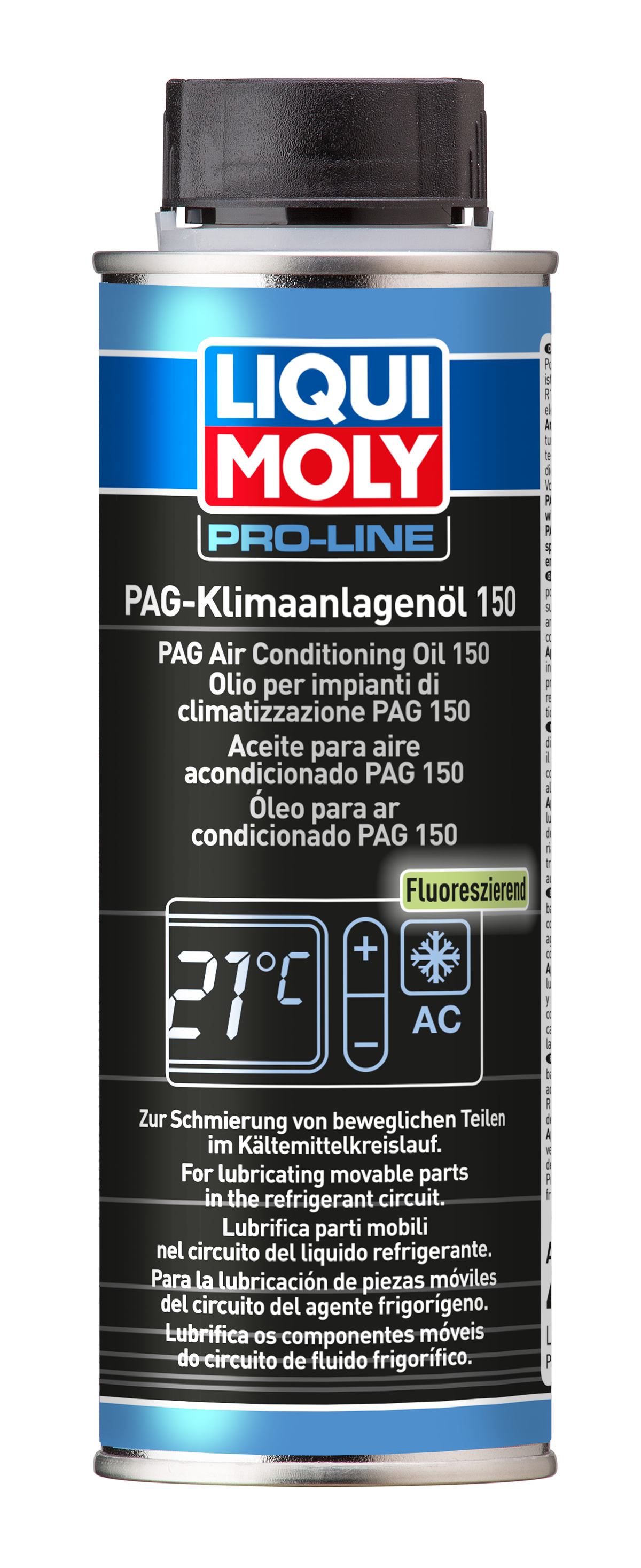 Liqui Moly Pag Air Conditioning Oil 150 250ml bottle, gear oil for vehicle air conditioning systems, with label and cap visible.