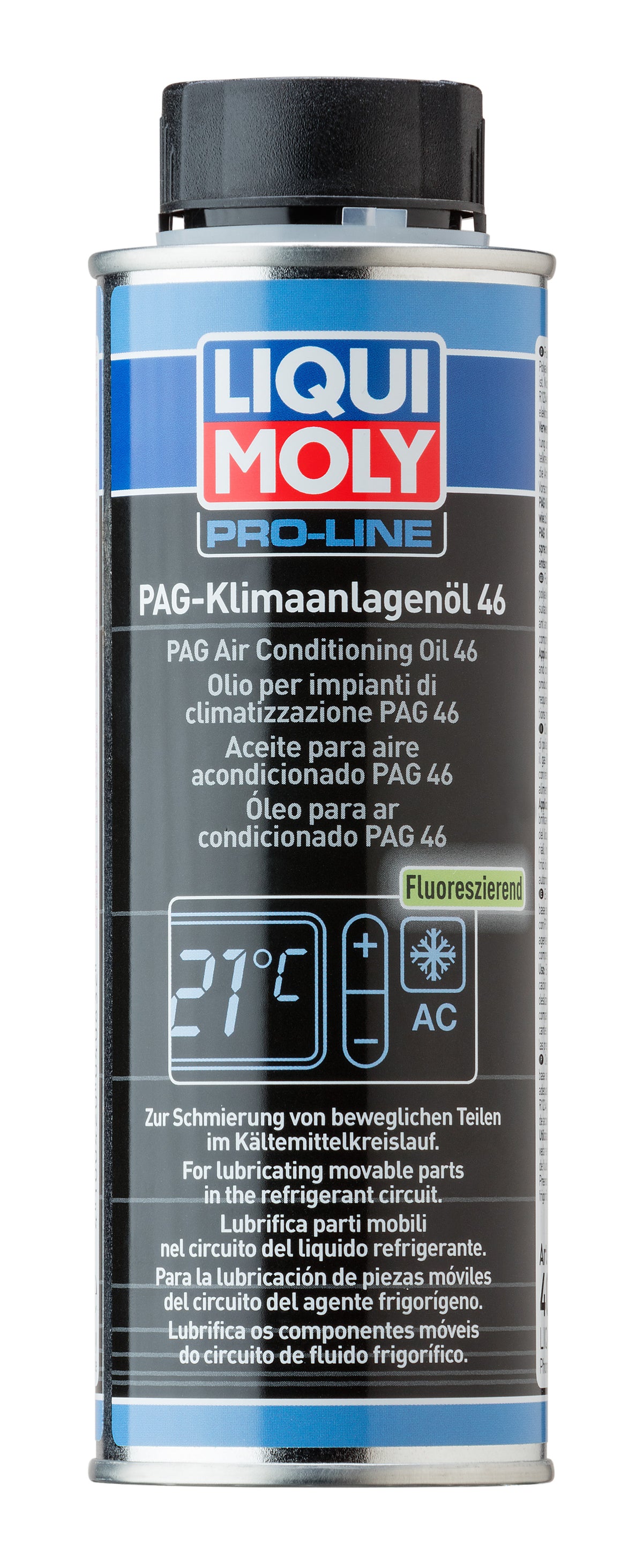 Liqui Moly Pag Air Conditioning Oil 46 250ml bottle, gear oil for automotive air conditioning systems, with label and cap visible.