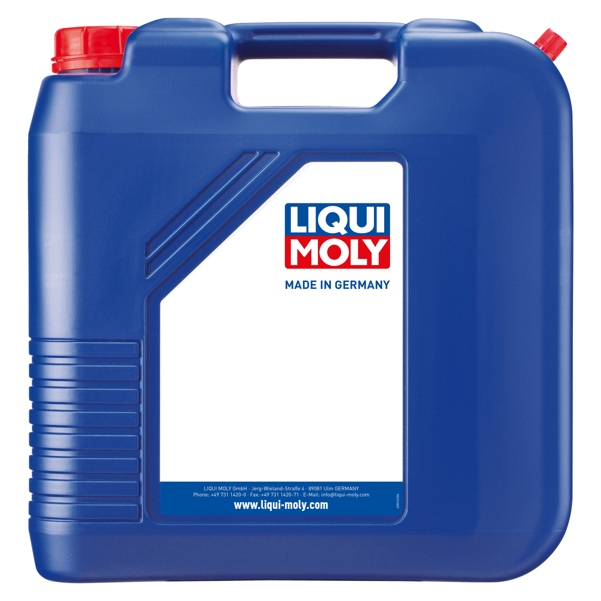 Liqui Moly Motorbike 4T 20W-50 street motorcycle engine oil container on a white background