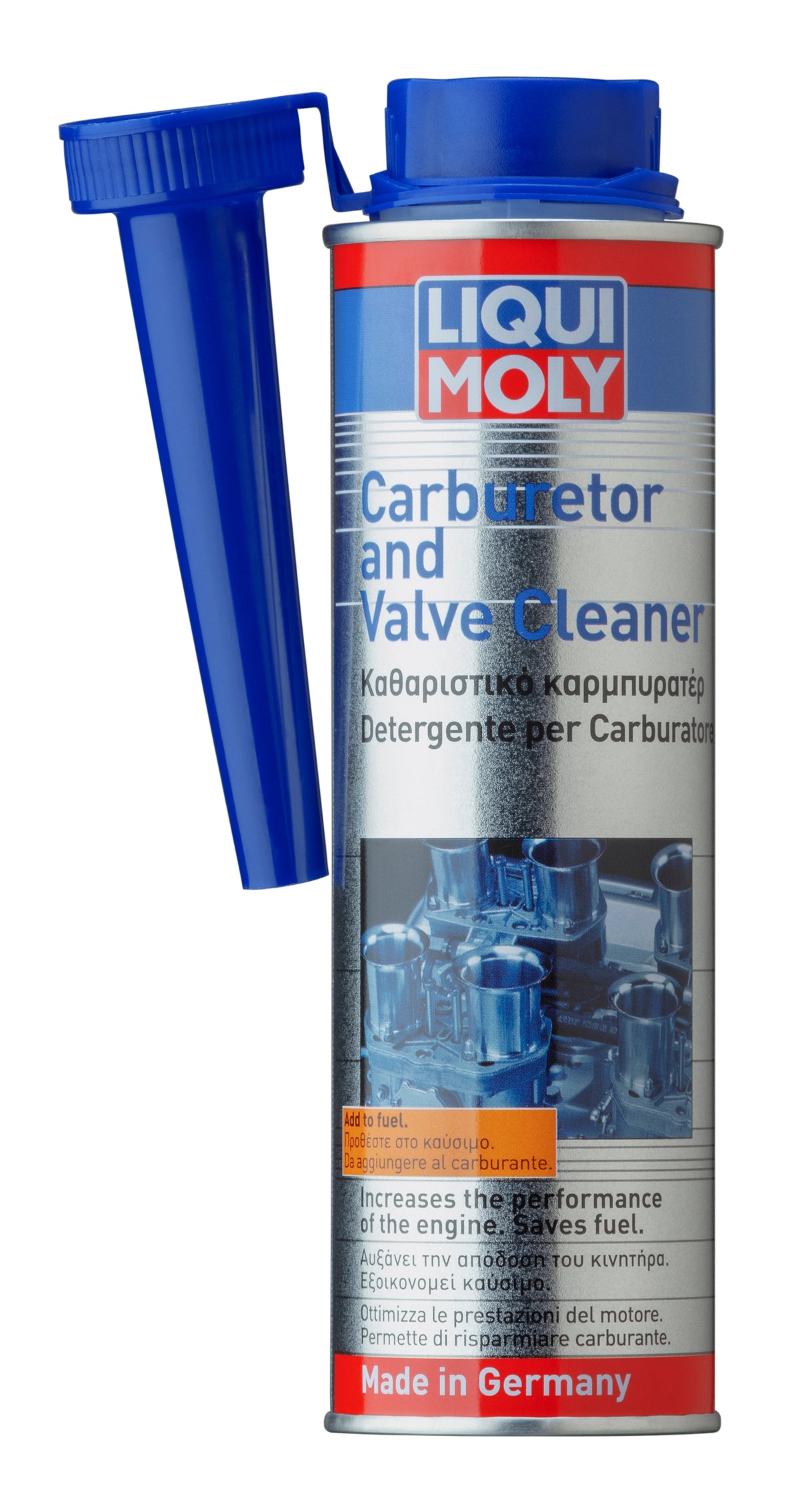 Liqui Moly MTX Carburetor and Valve Cleaner 300ml bottle for cleaning carburetors and valves in automotive engines.