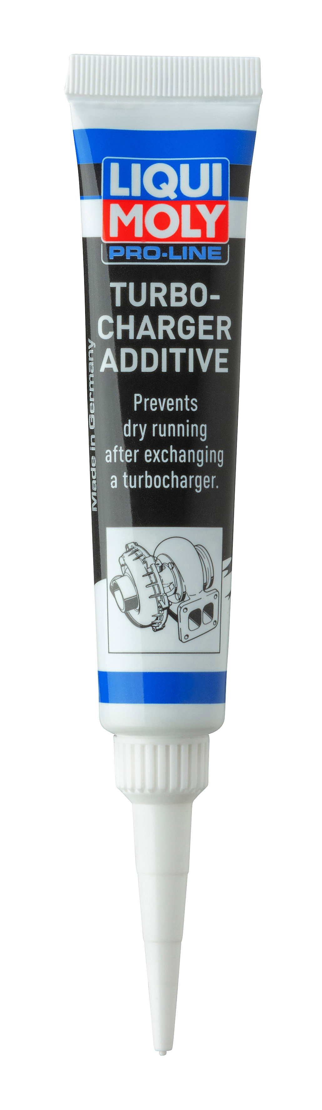 Liqui Moly Pro-Line Turbocharger Additive 20g container, automotive additive for turbocharger performance enhancement.