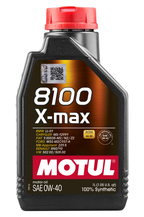 Motul 8100 X-Max Engine Oil 0W-40