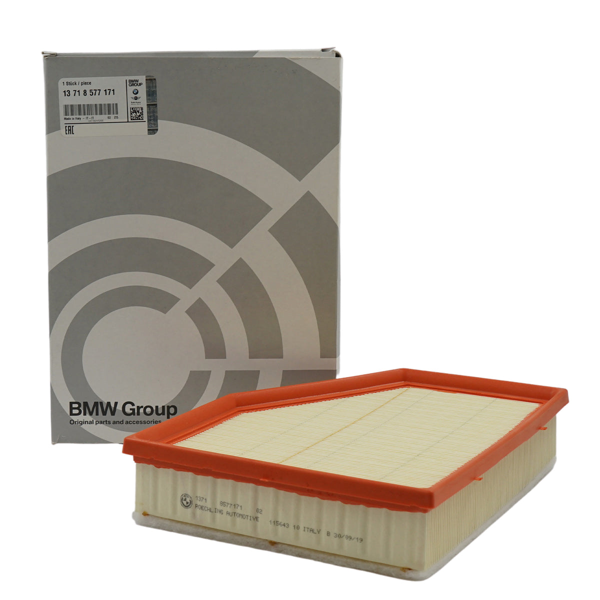Genuine BMW 13718577171 engine air filter