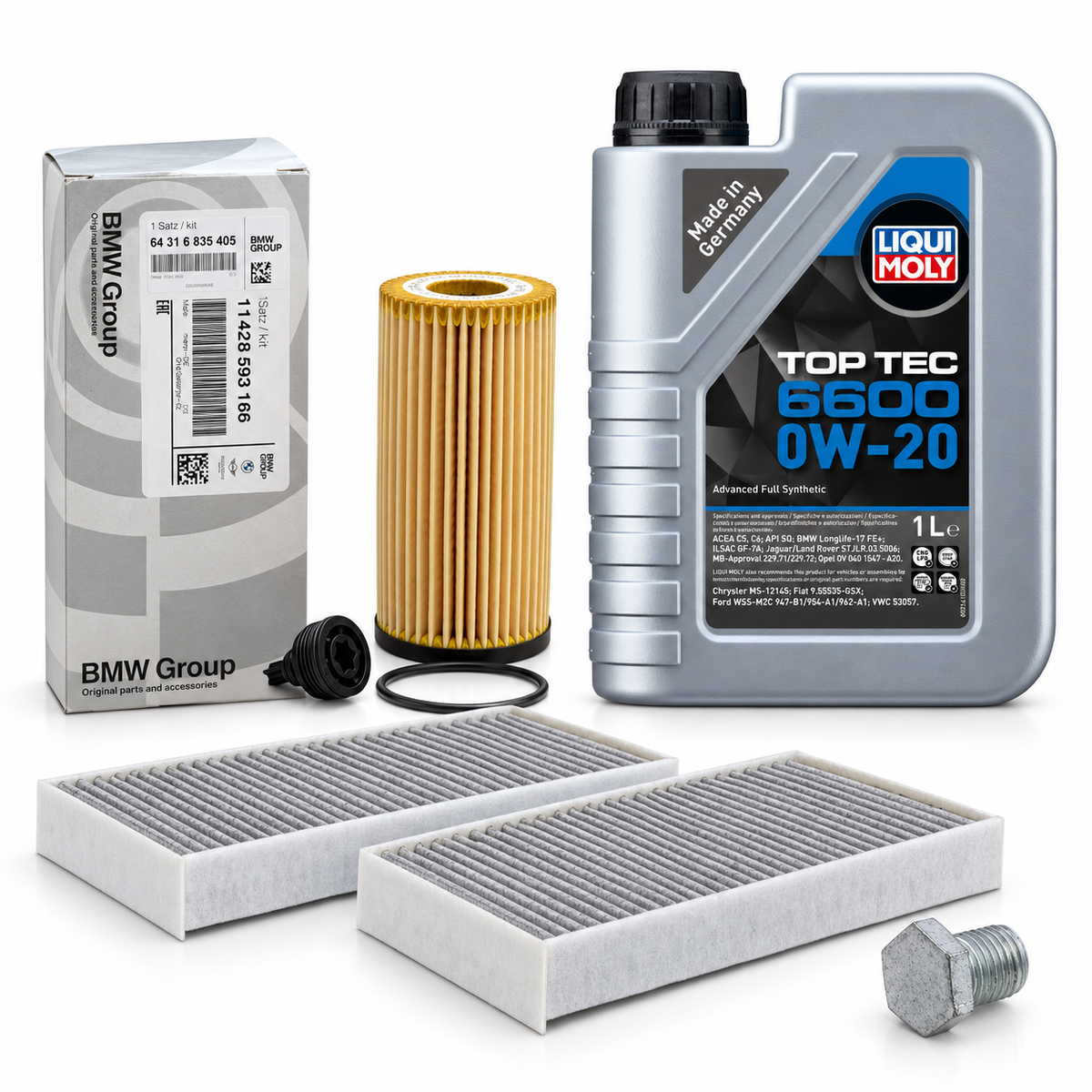 BMW B48 Major Service Kit – F40 M135i & F44 M235i xDrive – selected kit components
