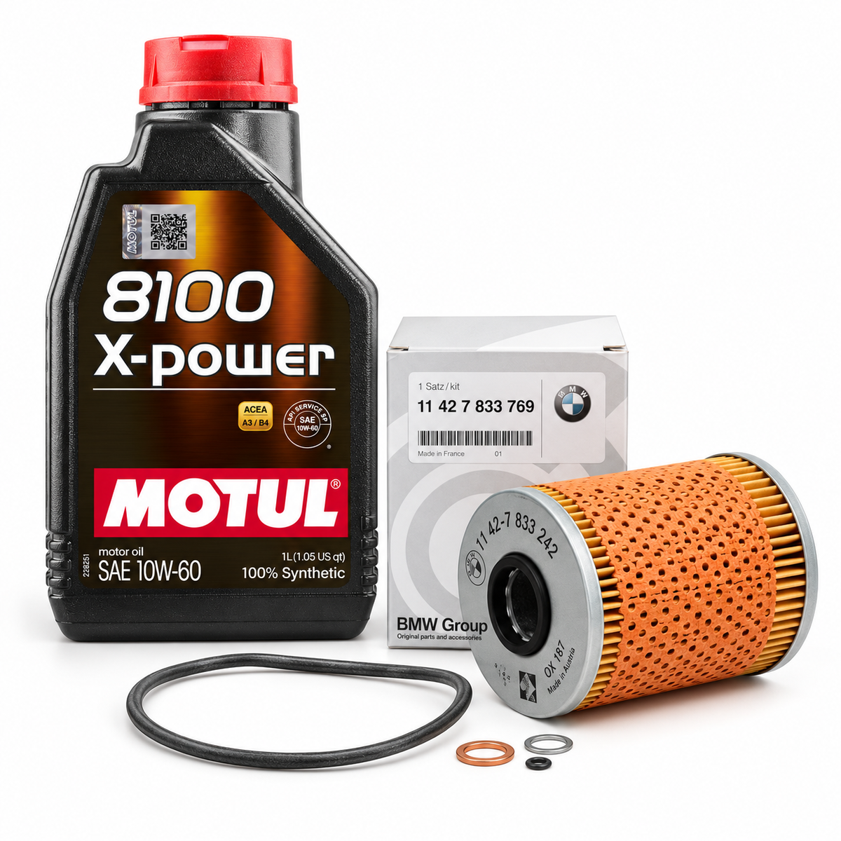 BMW E46 M3 S54 Minor Service Kit – selected individual components; quantities listed in description