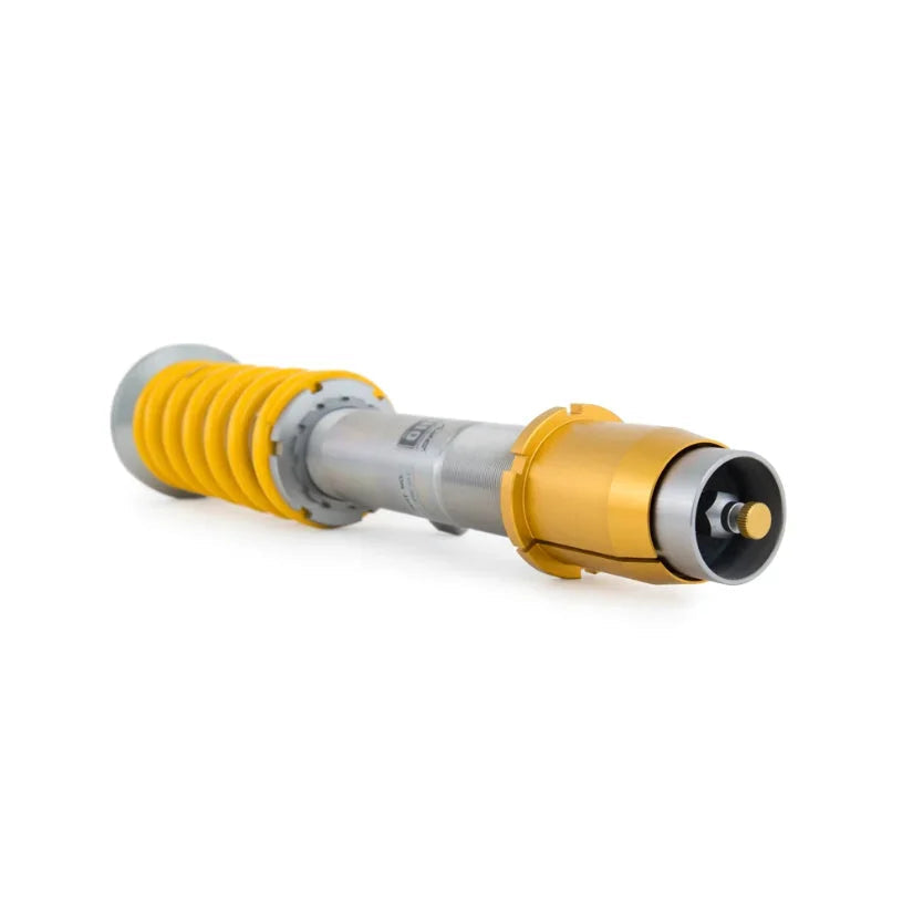 Ohlins Road & Track Coilovers DFV 1-way for BMW M3 F80, M4 F82, and M4 CS, TUV approved, showing the coilover setup.