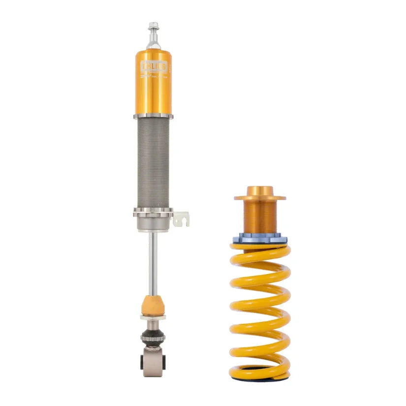 Ohlins Road & Track Coilovers DFV 1-way for BMW Z4 G29 RWD 2018-2022, TUV approved, shown installed on vehicle.