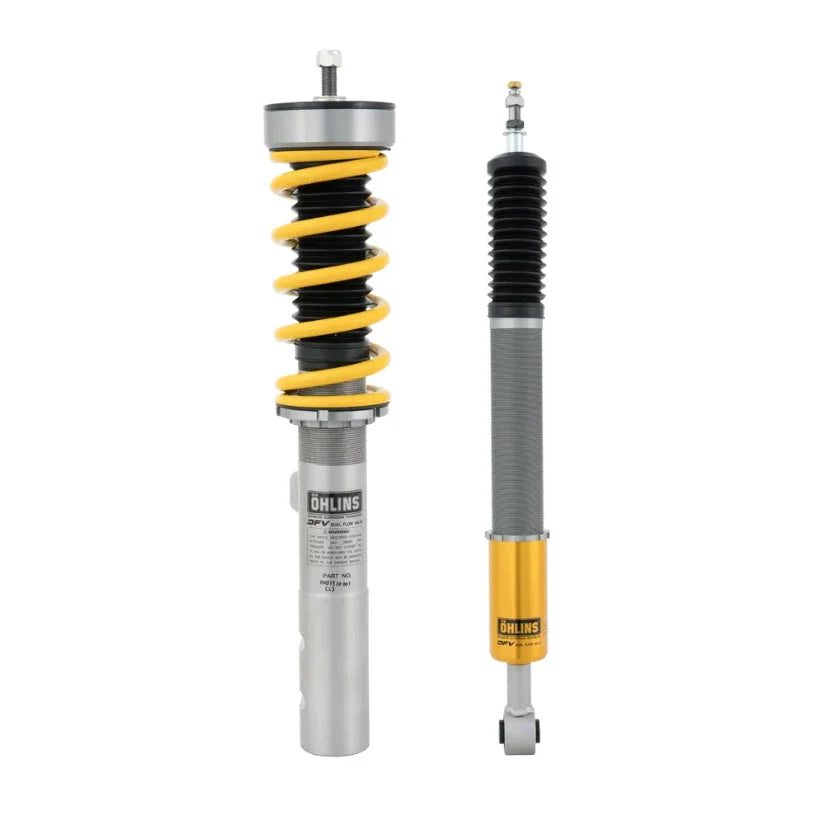 Ohlins Road & Track Coilovers DFV 1-way for Honda Civic Type-R FK2 2015-2017, showing adjustable coilover suspension components.