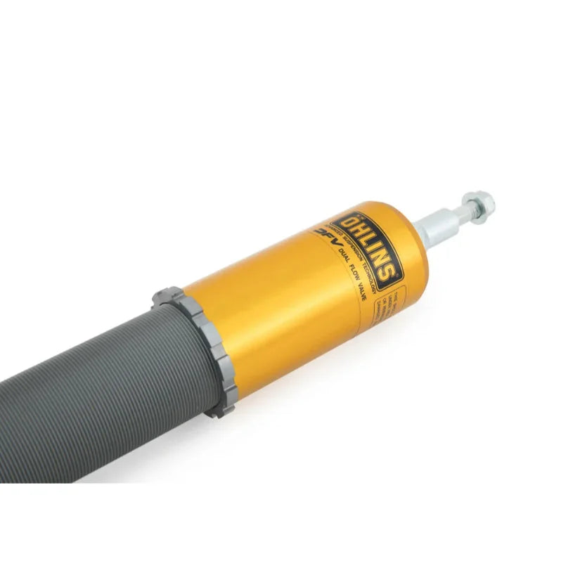 Ohlins Road & Track Coilovers DFV 1-way for Honda Civic Type-R FK8 FL5, TUV approved, showing coilover suspension components.