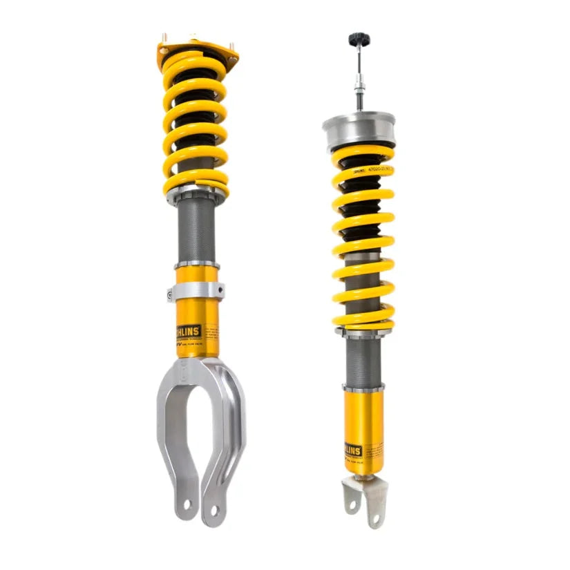 Ohlins Road & Track Coilovers DFV 1-way for Nissan GT-R R35 07+, front and rear coilover suspension with adjustable damping