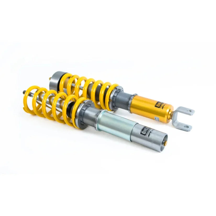 Ohlins Road & Track Coilovers DFV 1-way for Porsche 911 997 Carrera 2/S 2004-2011, TUV approved, shown installed on vehicle.