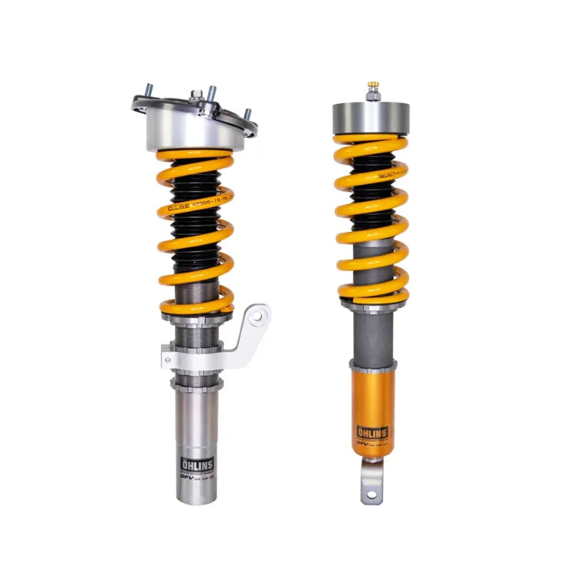 Ohlins Road & Track Coilovers DFV 1-way for Porsche 911 997 Carrera 4, Turbo, S (2006-2011), showing coilover shock absorber.