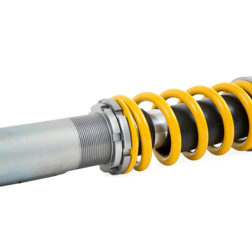 Ohlins Road & Track Coilovers DFV 1-way for Skoda Octavia RS 1Z estate 2005-2013, showing coilover assembly and brand markings.