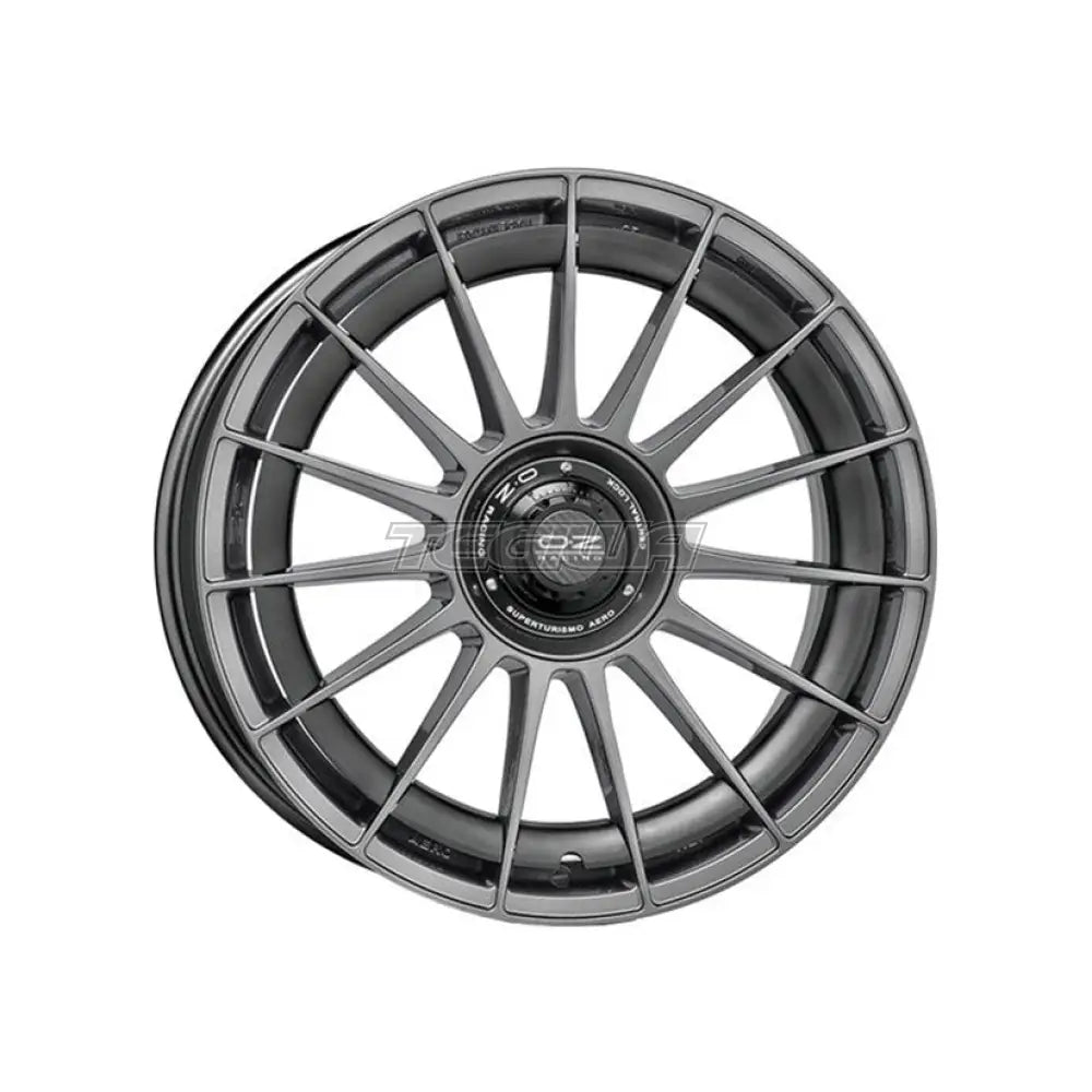 OZ Racing I-Tech Superturismo Aero alloy wheel in star graphite finish, 18-inch size with 5x112 bolt pattern and ET27 offset.
