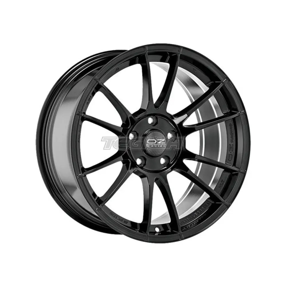OZ Racing Ultraleggera HLT alloy wheel in gloss black, 19-inch size with 5x120 bolt pattern and ET40 offset.