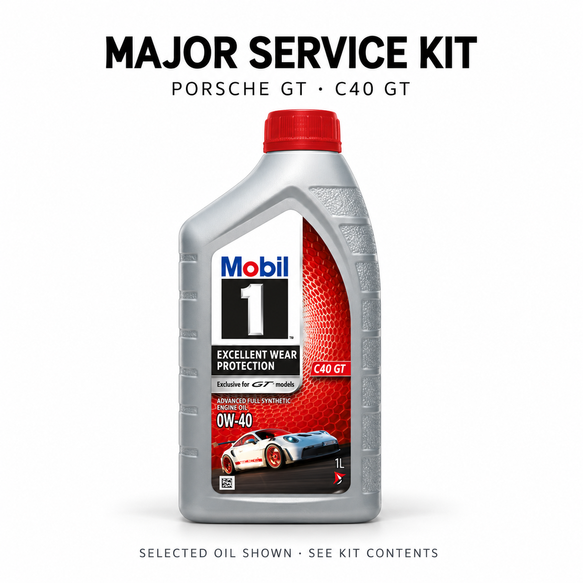Porsche 991 GT3 RS Major Service Kit – selected components shown; see full contents