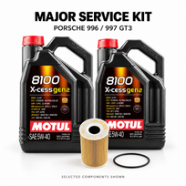 Porsche 996 GT3 RS Major Service Kit – selected components shown; see full contents