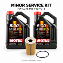 Porsche 996 GT3 RS Minor Service Kit – selected components shown; see full contents