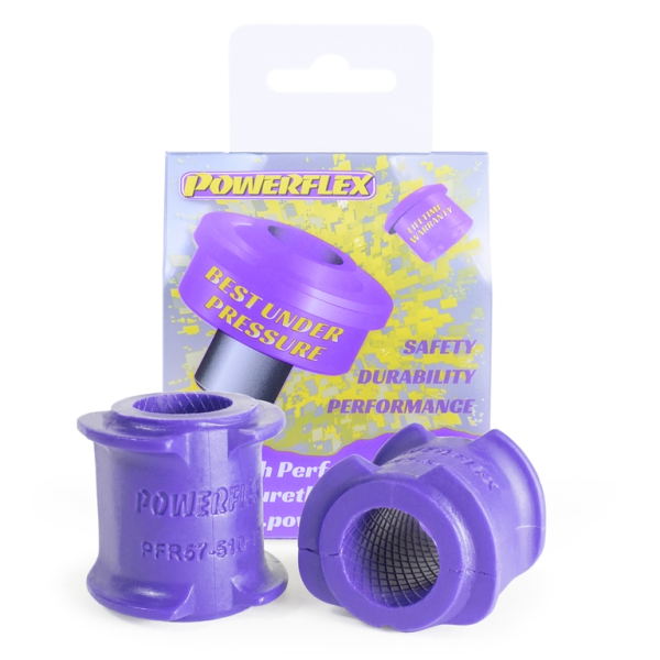 Manufacturer illustration of Powerflex PFR57-510 series rear anti-roll-bar bushes; refer to the selected part for bore size