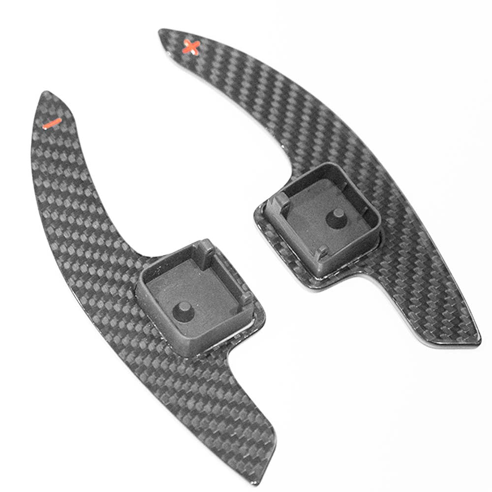 CT Carbon carbon fibre shifter paddles for Audi A3, S3, RS3 8Y, RS6 C8 models, automotive accessories, high-quality upgrade.
