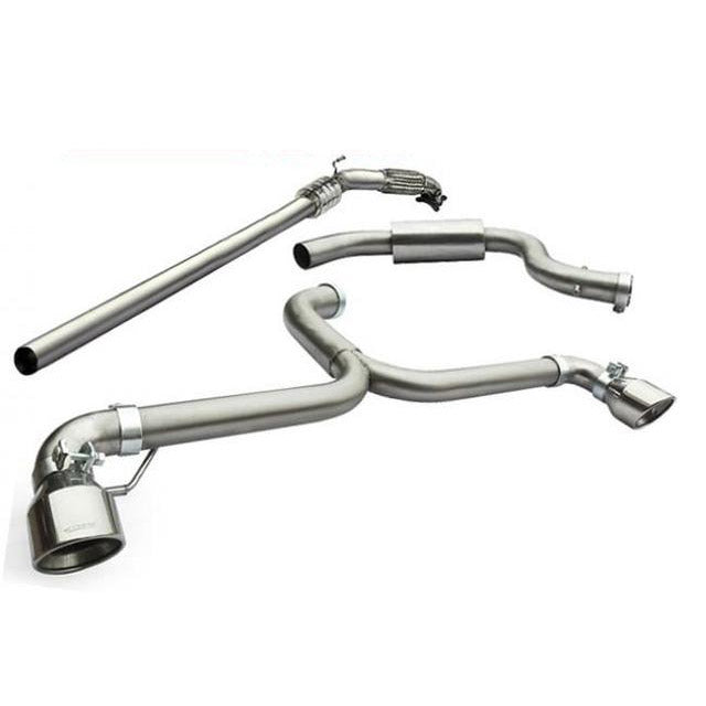 Cobra Sport VW Scirocco R 2.0 TSI turbo back performance exhaust with Venom Box delete and race exhaust system.
